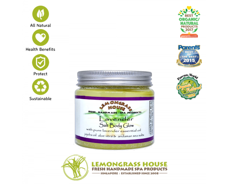 Lavender Salt Body Glow Scrub
