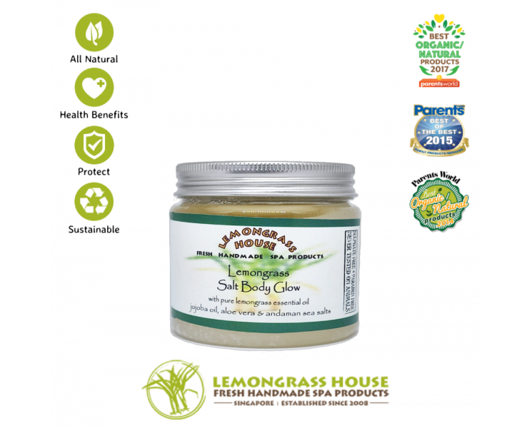 Lemongrass Salt Body Glow Scrub