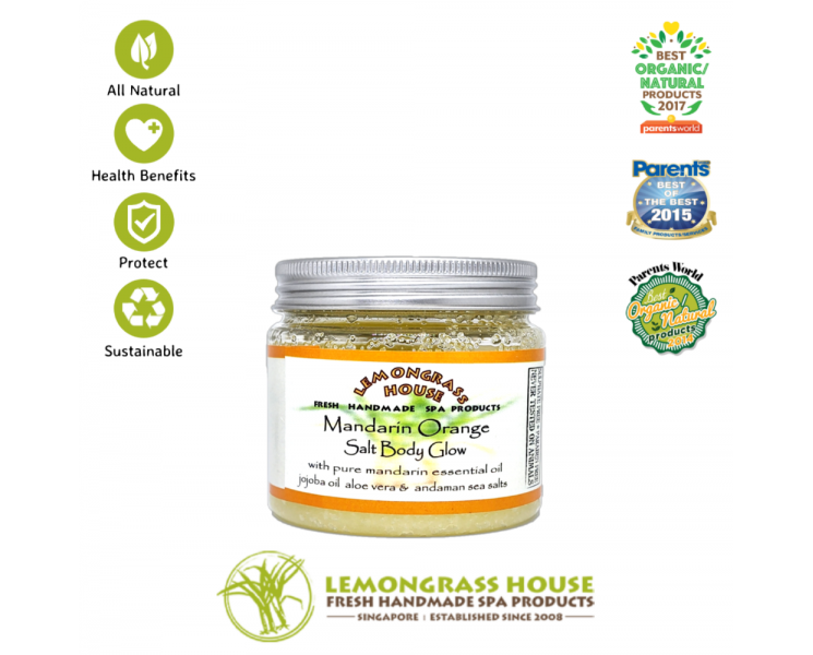 Mandarin Salt Body Glow Scrub
